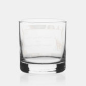 Custom Whiskey Glass with Magical Mystic Border ウイスキーグラス (裏面)