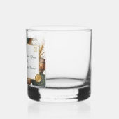 Custom Whiskey Glass with Magical Mystic Border ウイスキーグラス (左)