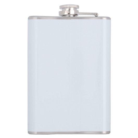 Custom White & Black Race Sport Stripe フラスク (裏面)