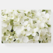 Custom White Floral 'Celebration Of Life' Photo ゲストブック (裏面)