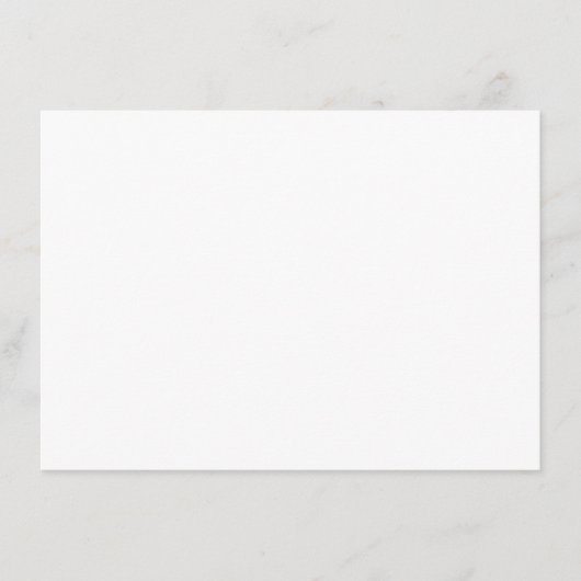 Custom white simple Design Add Photo or Text エンクロージャーカード (正面)