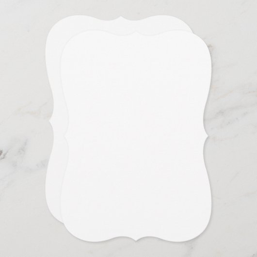 Custom white simple Design Add Photo or Text シーズンカード (正面/裏面)