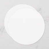 Custom white simple Design Add Photo or Text シーズンカード (正面/裏面)