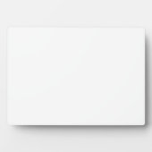 Custom white simple Design Add Photo or Text フォトプラーク (正面)