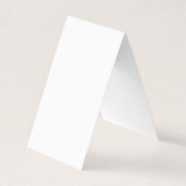 Custom white simple Design Add Photo or Text 名刺 (正面)