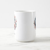 Custom Wildflower Birth Flower Mug for Grandma コーヒーマグカップ (中央)