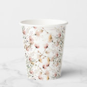 custom wildflower floral paper cups template 紙コップ (裏面)