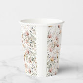 custom wildflower floral paper cups template 紙コップ (右)