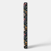 Custom Wildflowers Botanical Inspiration Black Case-Mate iPhoneケース (裏面 / 左)