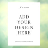 Custom Window Decal Printing 18x24" Vinyl Signage ウィンドウサイン (シート3)