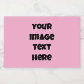 CUSTOM WINE BOTTLE LABEL CREAT YOUR OWN スパークリングワインラベル (シングルラベル)