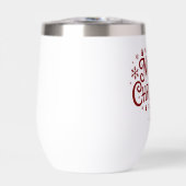 Custom wine tumbler Christmas gift for employees (正面)