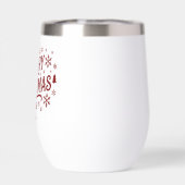 Custom wine tumbler Christmas gift for employees (背面)