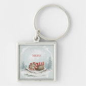 Custom Winter Bear Keychain キーホルダー (正面)