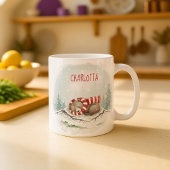 Custom Winter Bear Mug – Sleeping Animal Design コーヒーマグカップ