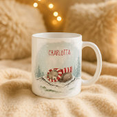 Custom Winter Bear Mug – Sleeping Animal Design コーヒーマグカップ