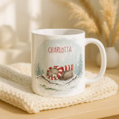Custom Winter Bear Mug – Sleeping Animal Design コーヒーマグカップ