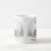 Custom Winter Bear Mug – Sleeping Animal Design モーフィングマグカップ (中央)