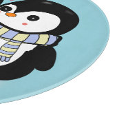 Custom Winter Penguin Love カッティングボード (角)
