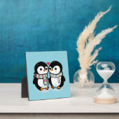 Custom Winter Penguin Love フォトプラーク (インサイチュ)