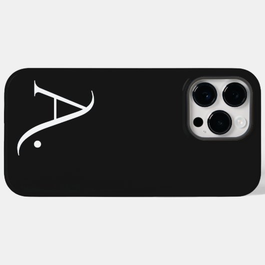 Custom with Initial Name Case-Mate iPhoneケース (裏面 (横))