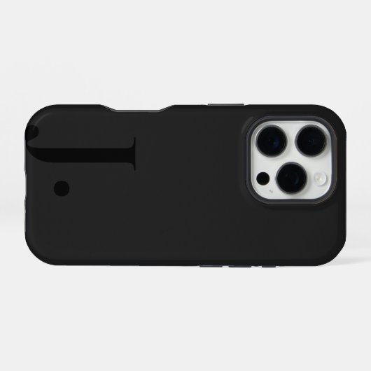 Custom with Initial Name iPhoneケース (裏面横)