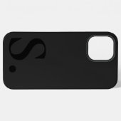 Custom with Initial Name iPhoneケース (裏面横)