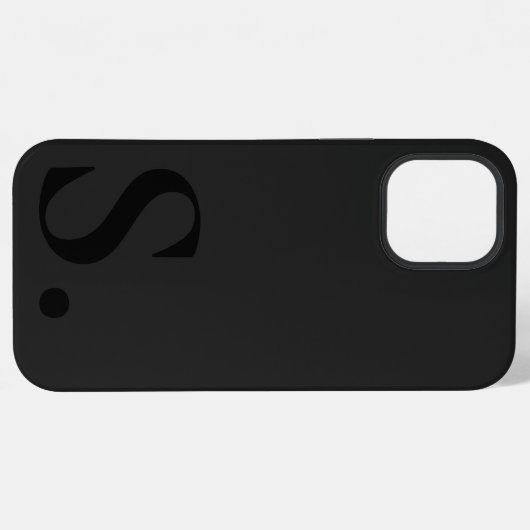 Custom with Initial Name iPhoneケース (裏面横)