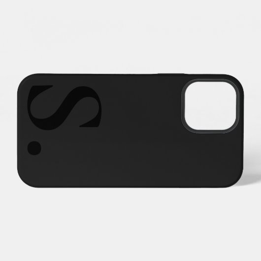 Custom with Initial Name iPhoneケース (裏面横)