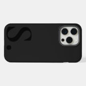 Custom with Initial Name iPhoneケース (裏面横)