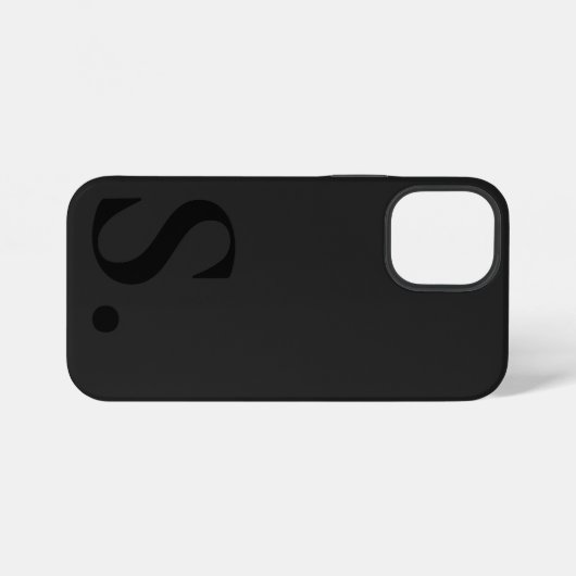 Custom with Initial Name iPhoneケース (裏面横)