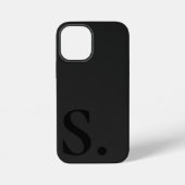 Custom with Initial Name iPhoneケース (裏面)