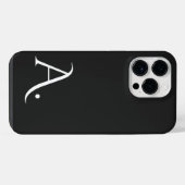 Custom with Initial Name iPhoneケース (裏面横)