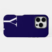 Custom with Initial Name iPhoneケース (裏面横)
