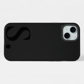 Custom with Initial Name iPhoneケース (裏面横)