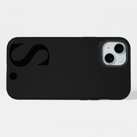 Custom with Initial Name iPhoneケース (裏面横)