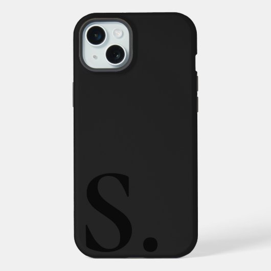 Custom with Initial Name iPhoneケース (裏面)