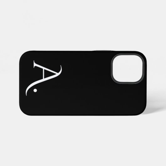 Custom with Initial Name iPhoneケース (裏面横)