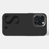 Custom with Initial Name iPhoneケース (裏面横)