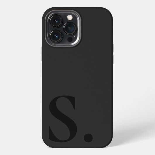 Custom with Initial Name iPhoneケース (裏面)