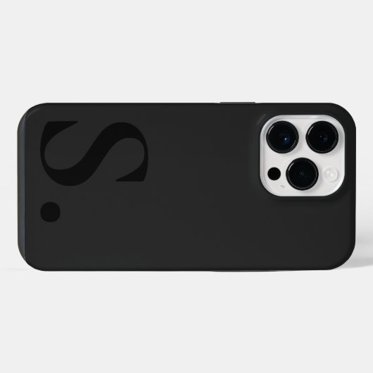 Custom with Initial Name iPhoneケース (裏面横)