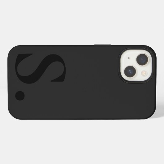Custom with Initial Name iPhoneケース (裏面横)