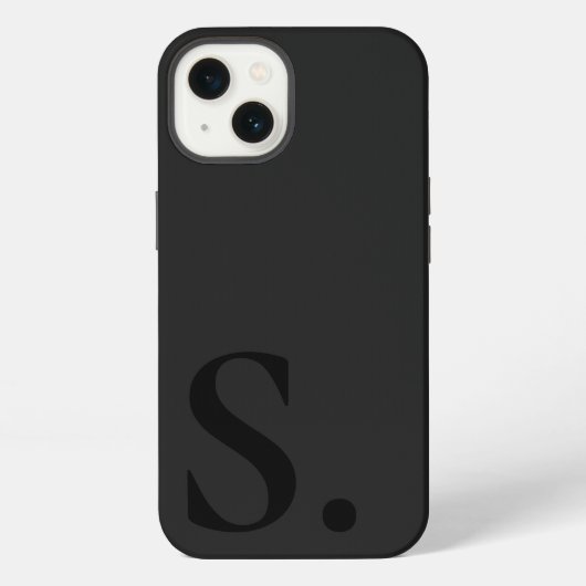 Custom with Initial Name iPhoneケース (裏面)