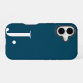 Custom with Initial Name iPhone 16ケース (裏面横)