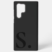 Custom with Initial Name Samsung Galaxyケース (裏面)