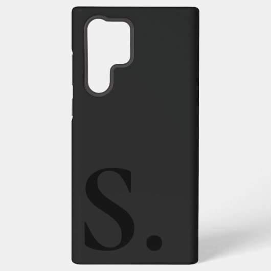 Custom with Initial Name Samsung Galaxyケース (裏面)