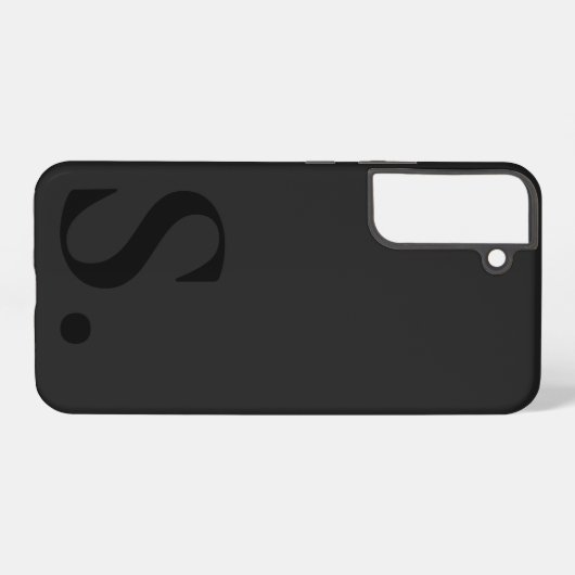Custom with Initial Name Samsung Galaxyケース (裏面横)