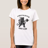 Custom Women’s Firefighter T-Shirt Tシャツ (正面)
