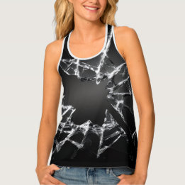 Custom Women's All-Over Print Racerback Tank Top タンクトップ