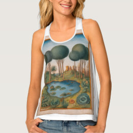 Custom Women's All-Over Print Racerback Tank Top タンクトップ